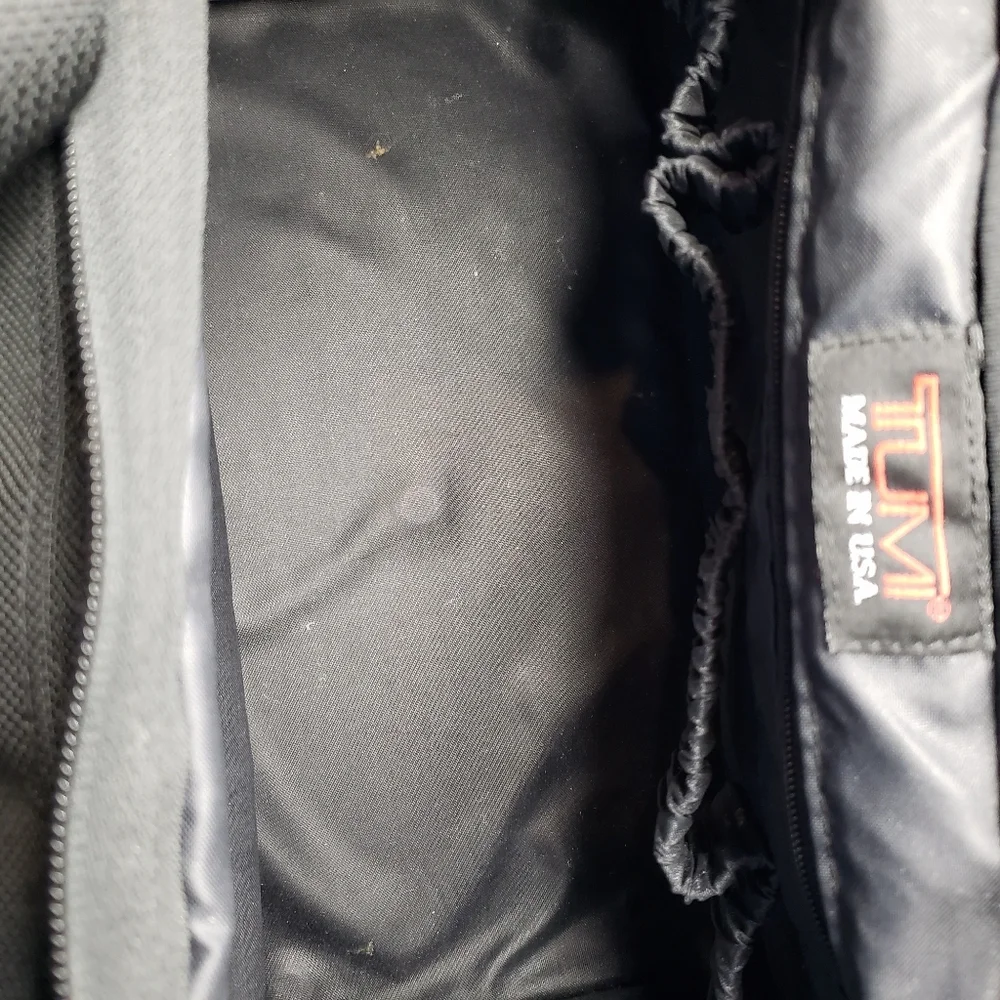 TUMI Alpha Sport Duffle Bag Weekender Carry-On Travel Ballistic Canvas Black